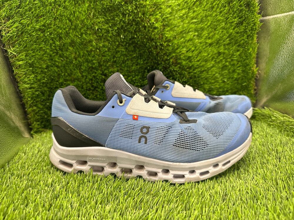 On Running Cloudstratus 39.99209 Athletic Sneaker Womens 10 Blue Mesh Training